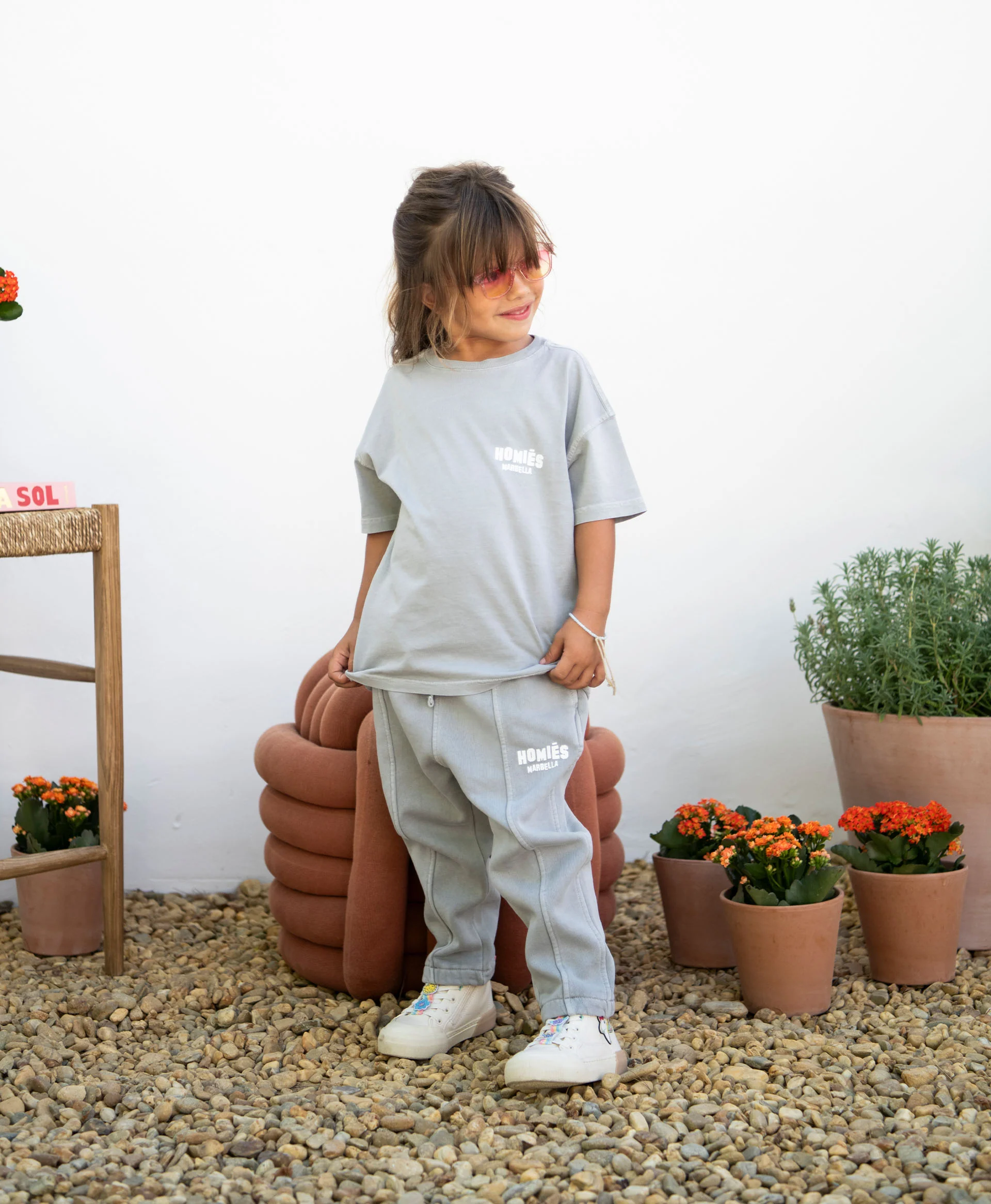 MAPA KIDS PANTS VINTAGE LIGHT GREY - Image 3