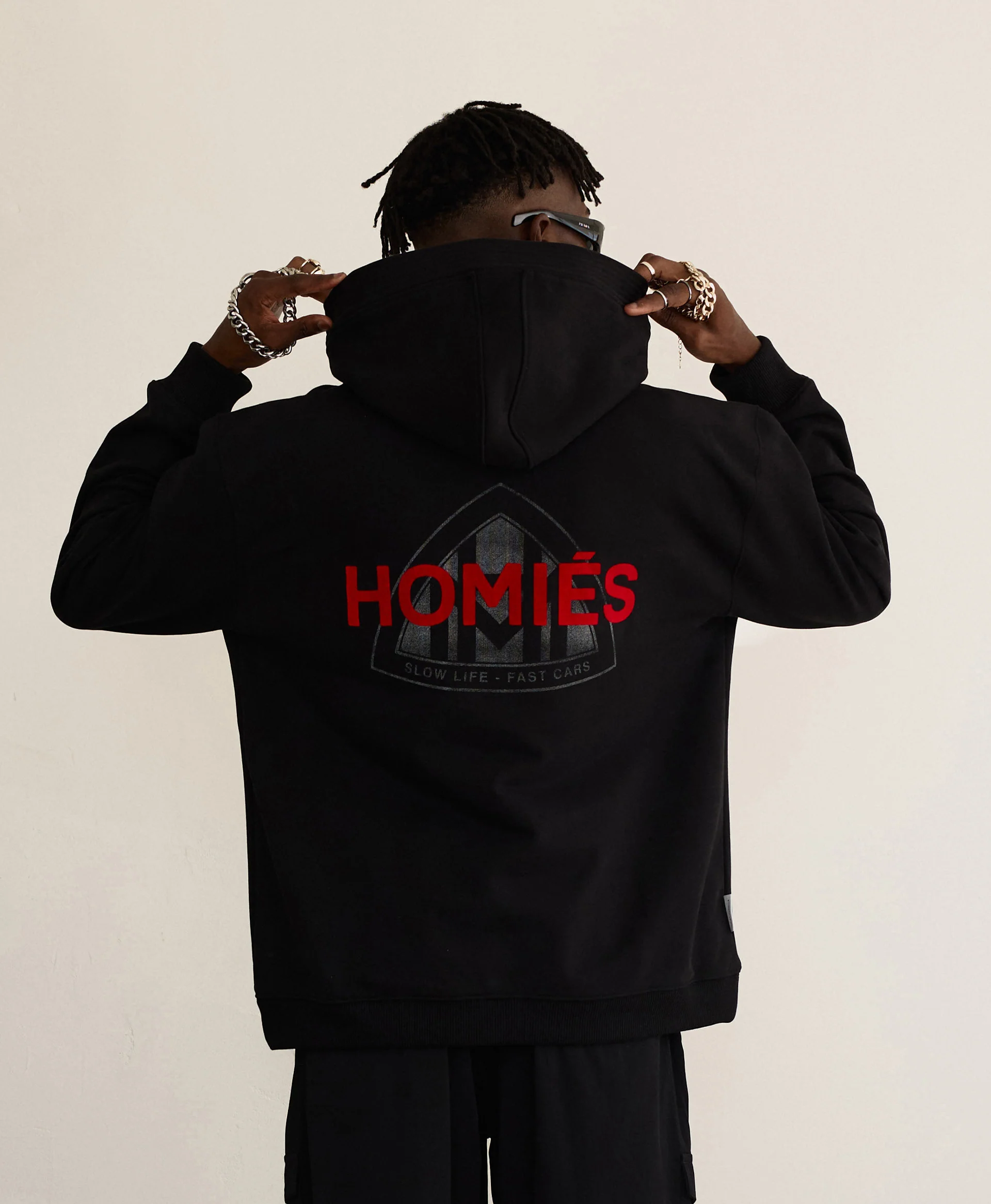 MAYMARB HOODIE BLACK RED - Image 4