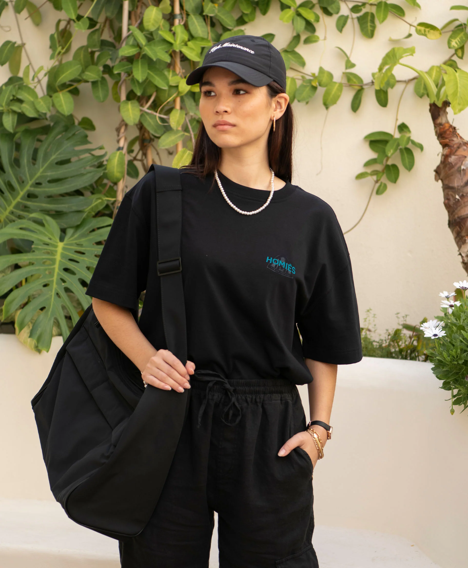 MAYMARB T-SHIRT BLACK BLUE - Image 3