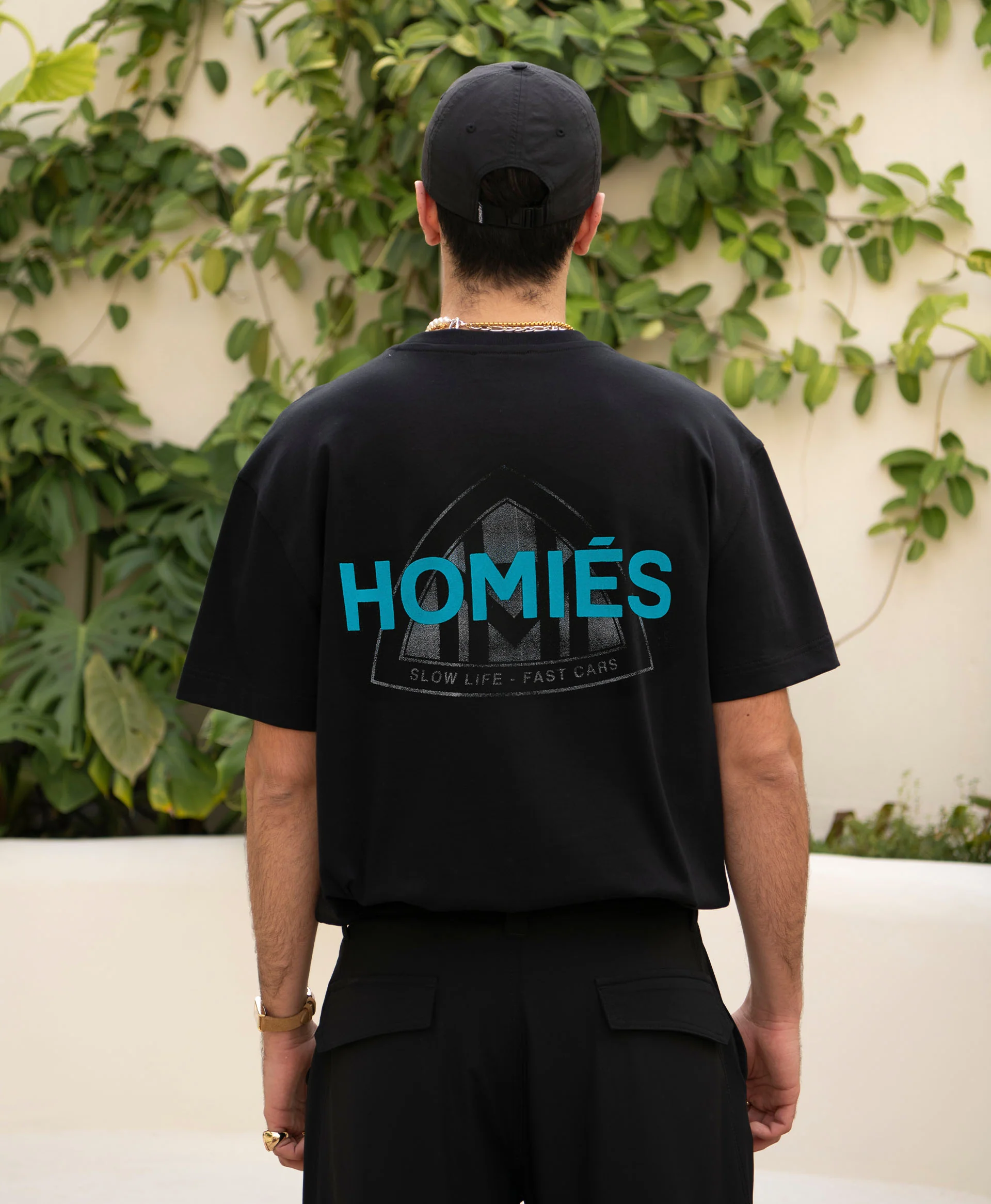 MAYMARB T-SHIRT BLACK BLUE - Image 4
