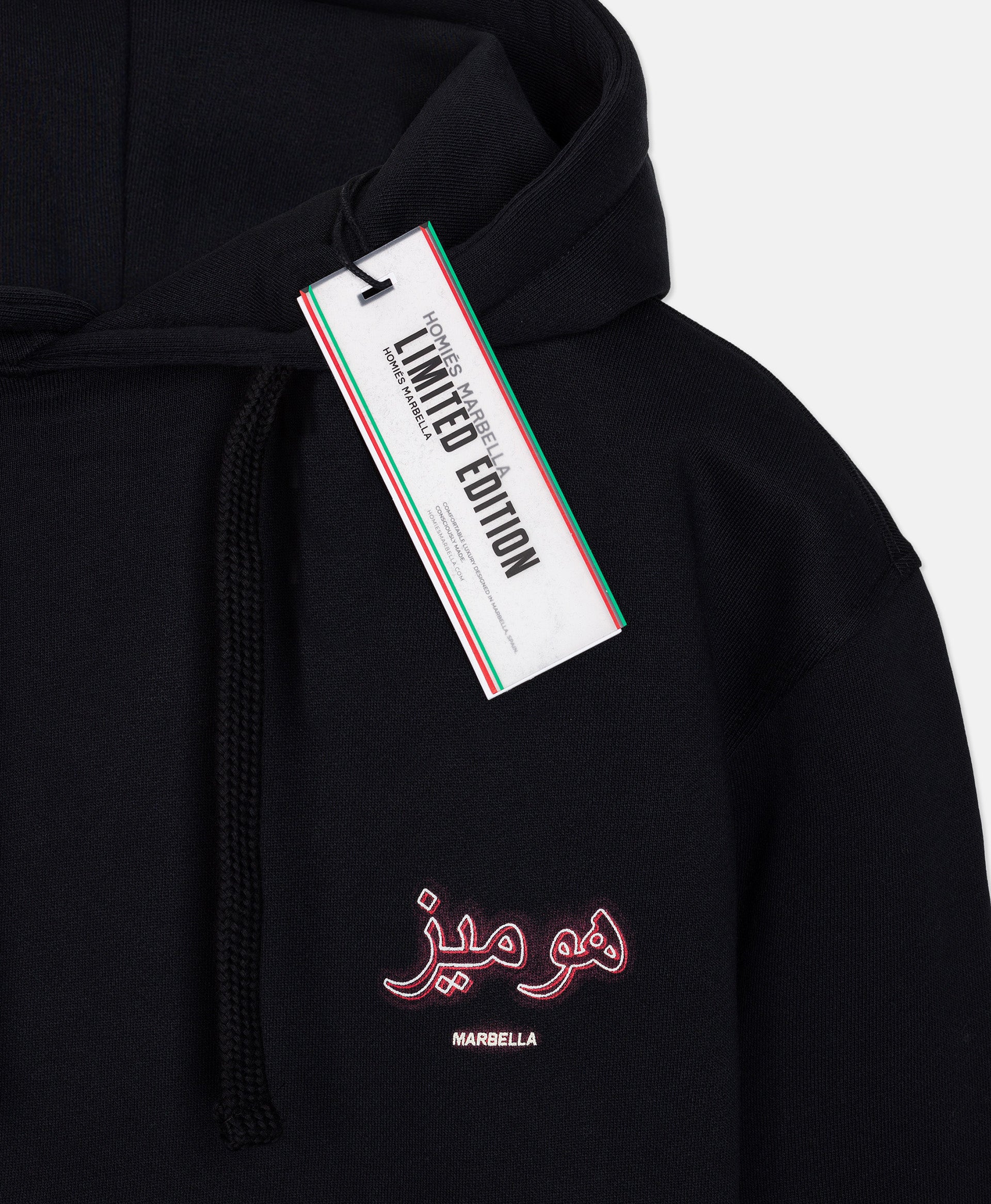 NEON TOWERS HOODIE BLACK - Image 6