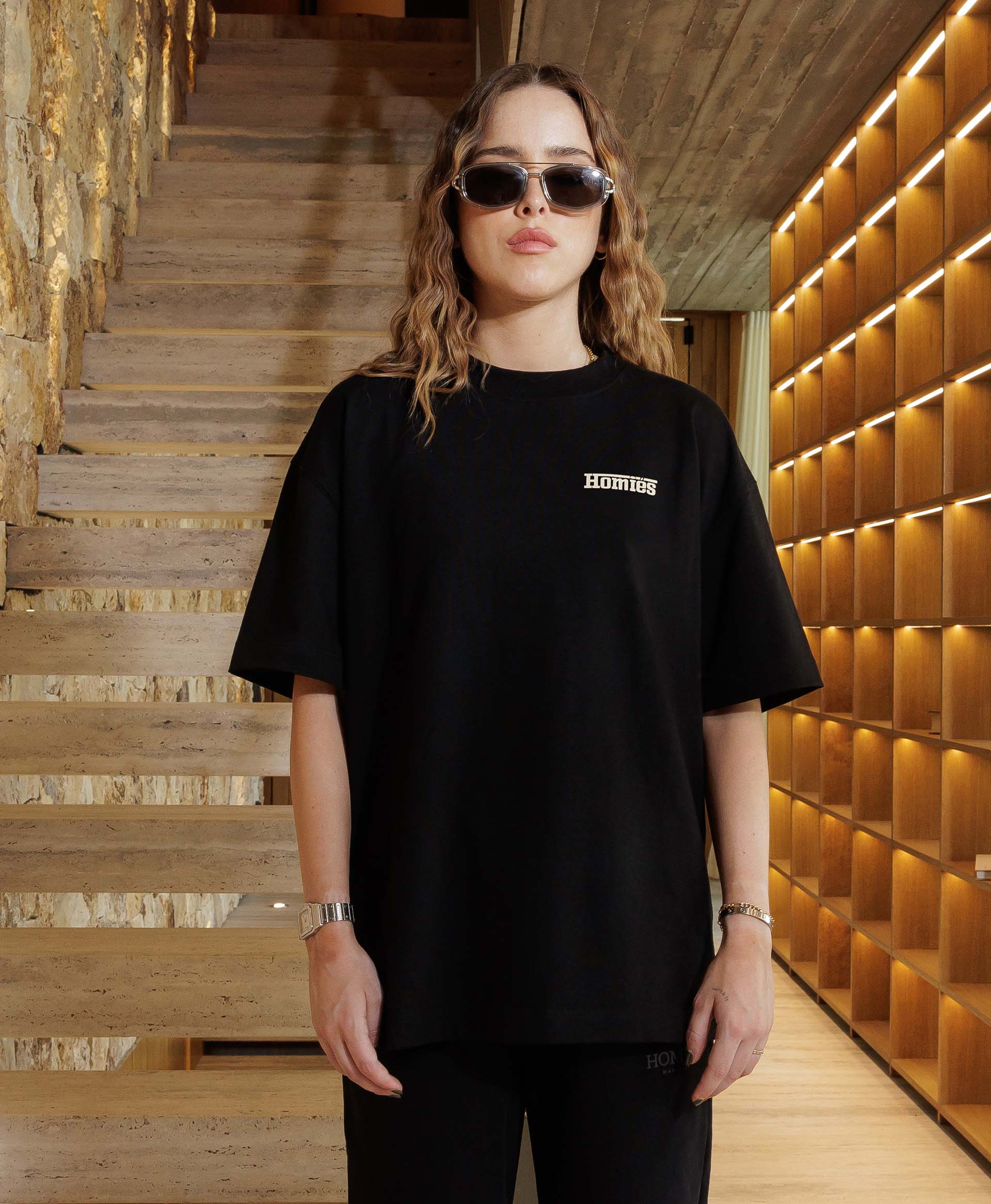 NO RISK NO GLORY T-SHIRT BLACK - Image 3