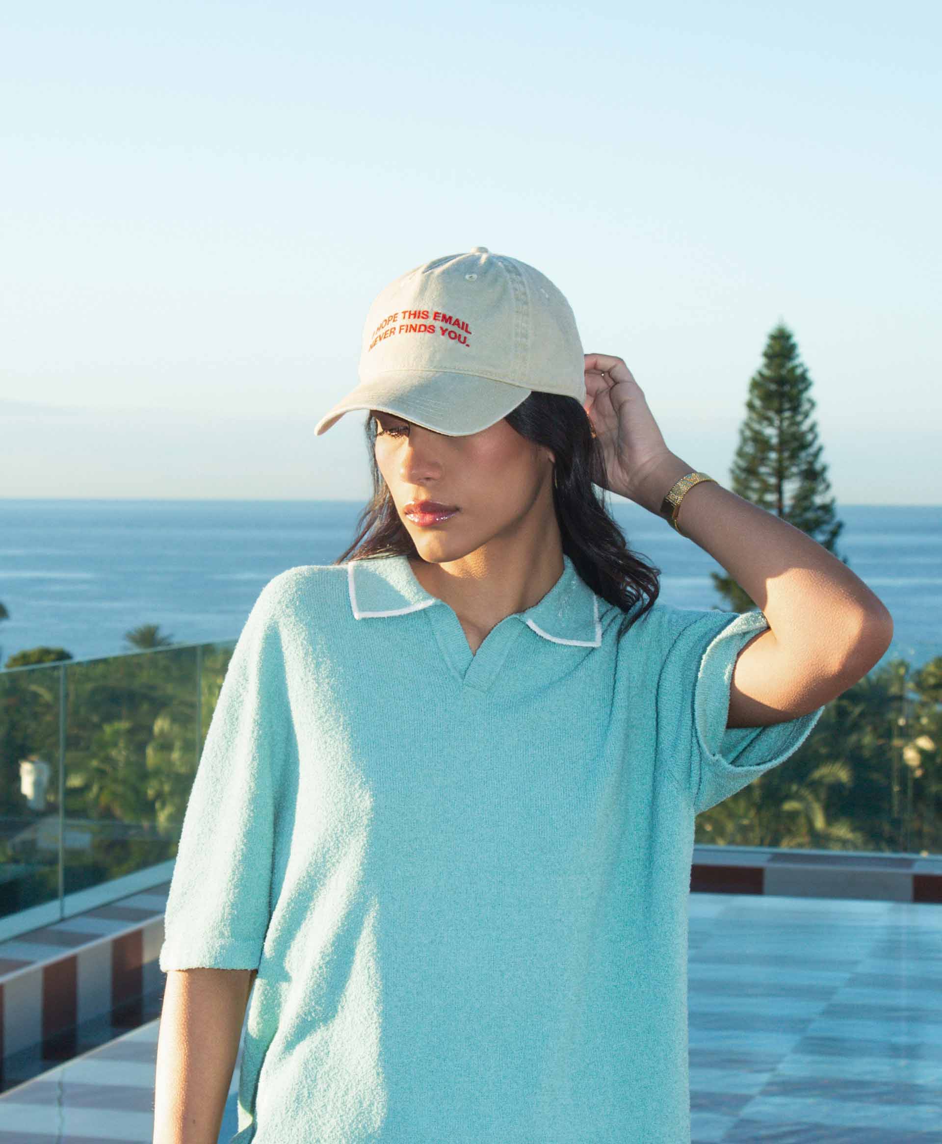 OUT OF OFFICE CAP BEIGE - Image 3