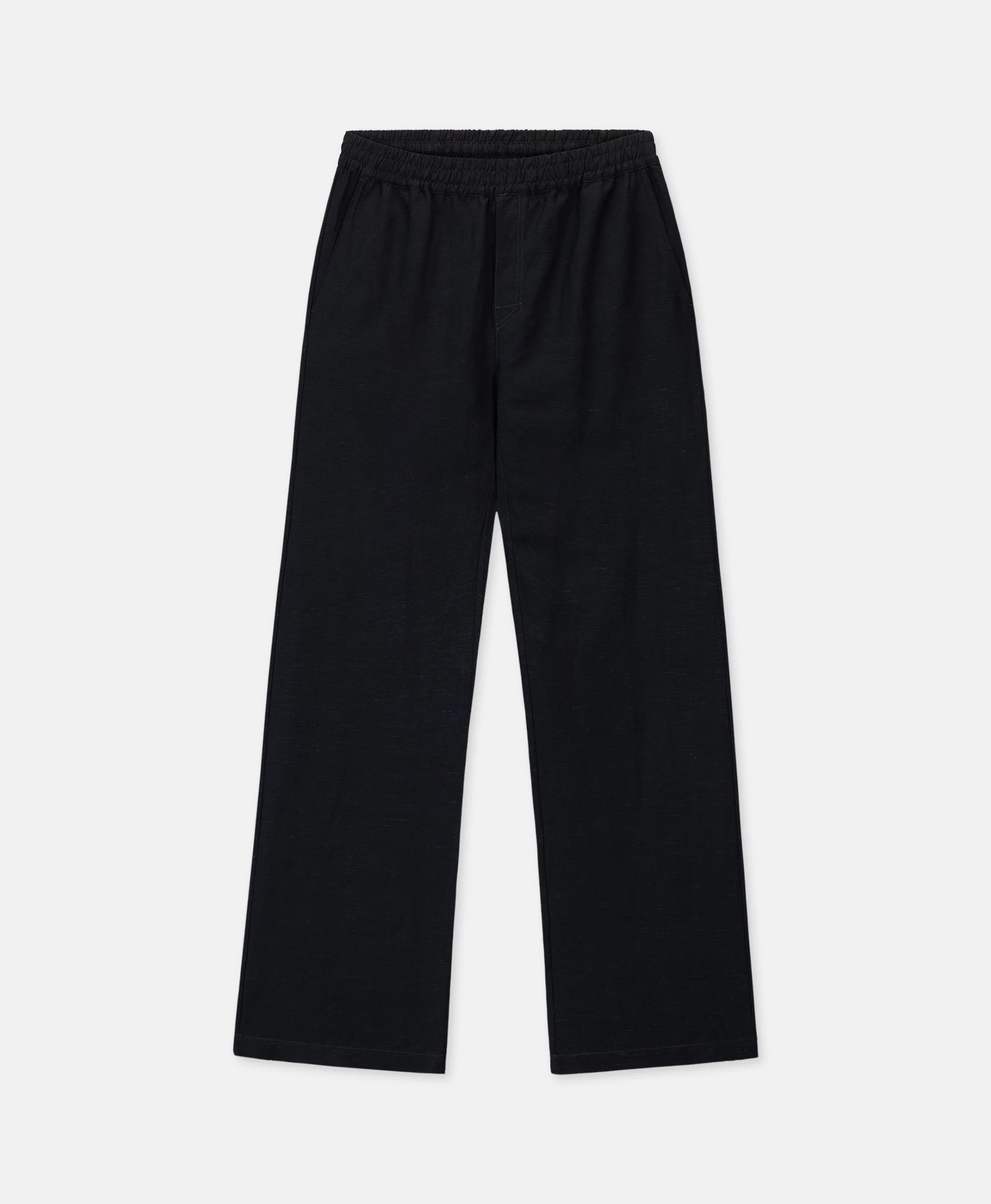PALM TREE PANTS BLACK