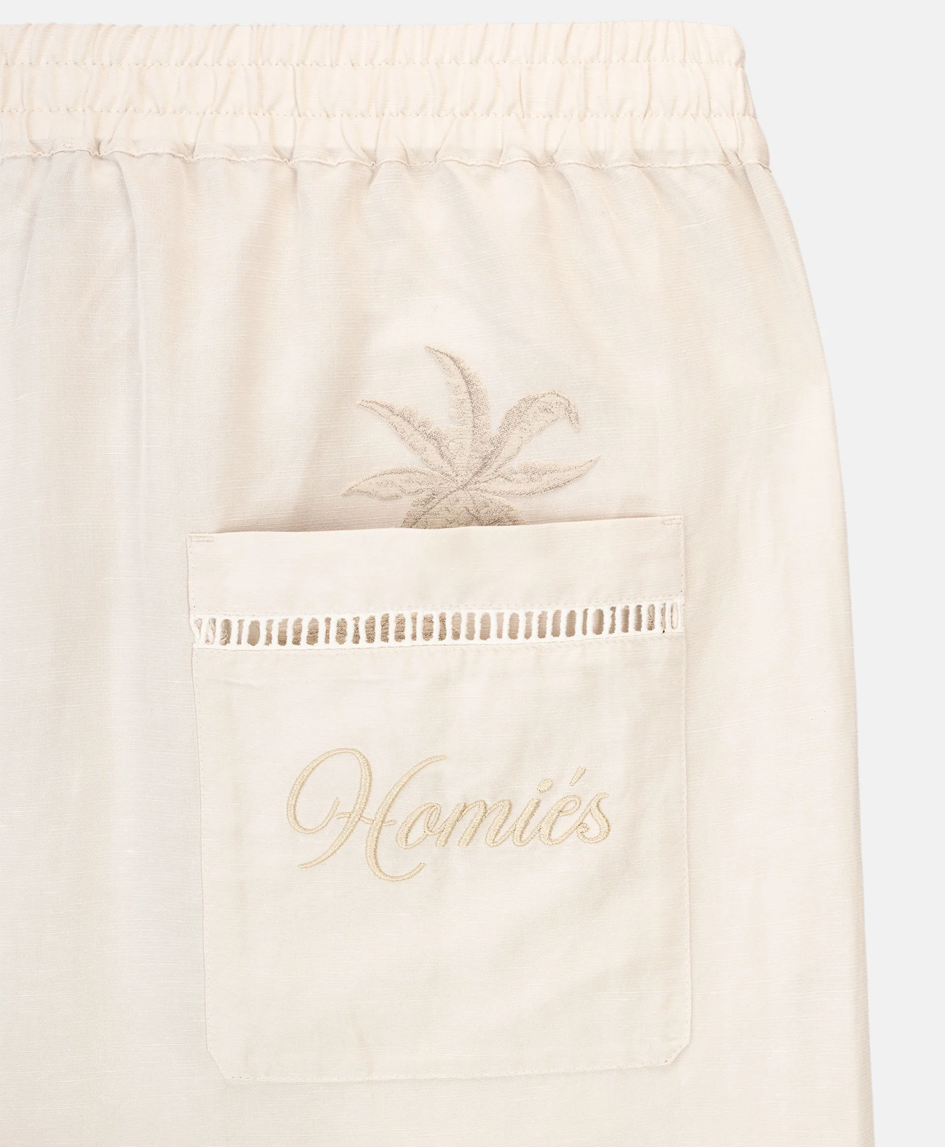 PALM TREE PANTS SAND - Image 4
