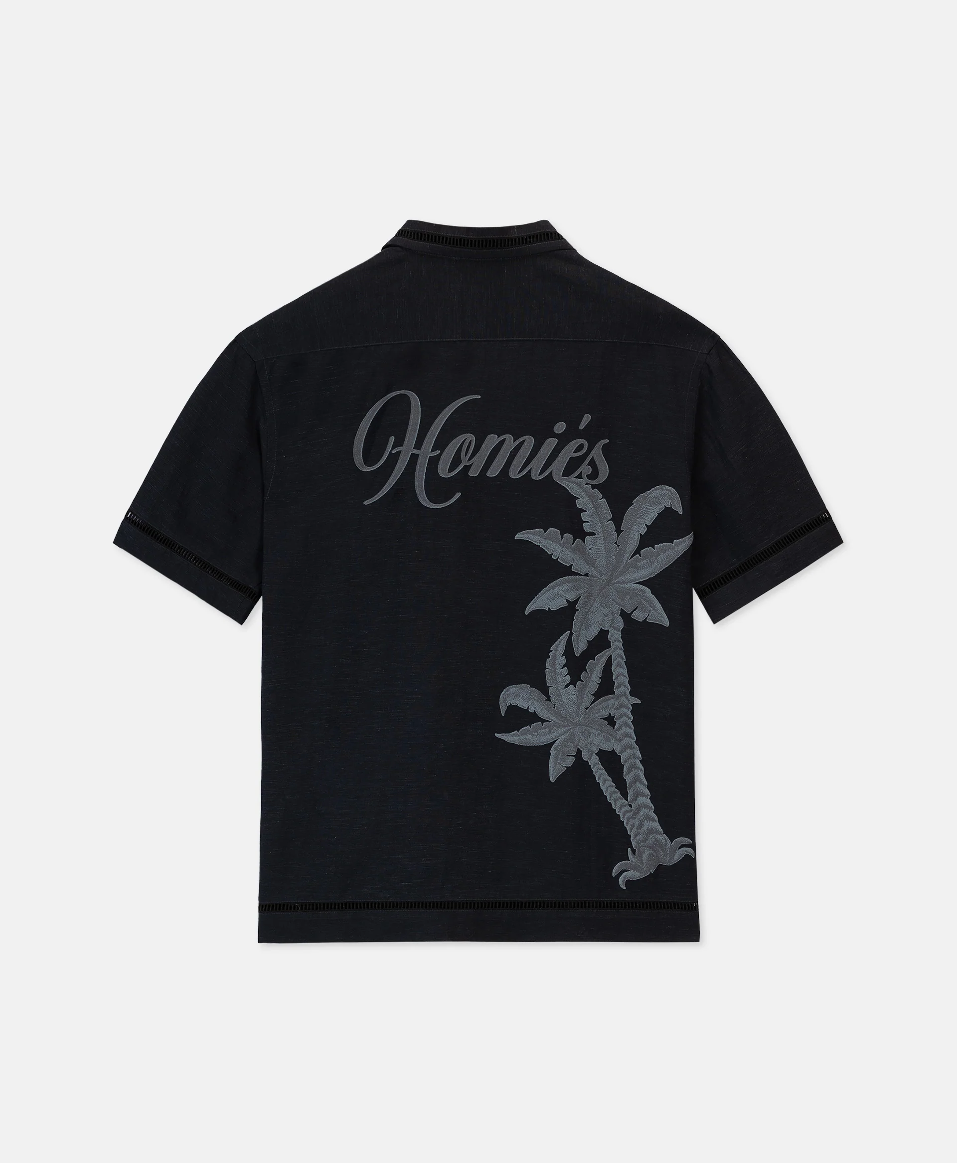 PALM TREE SHIRT BLACK