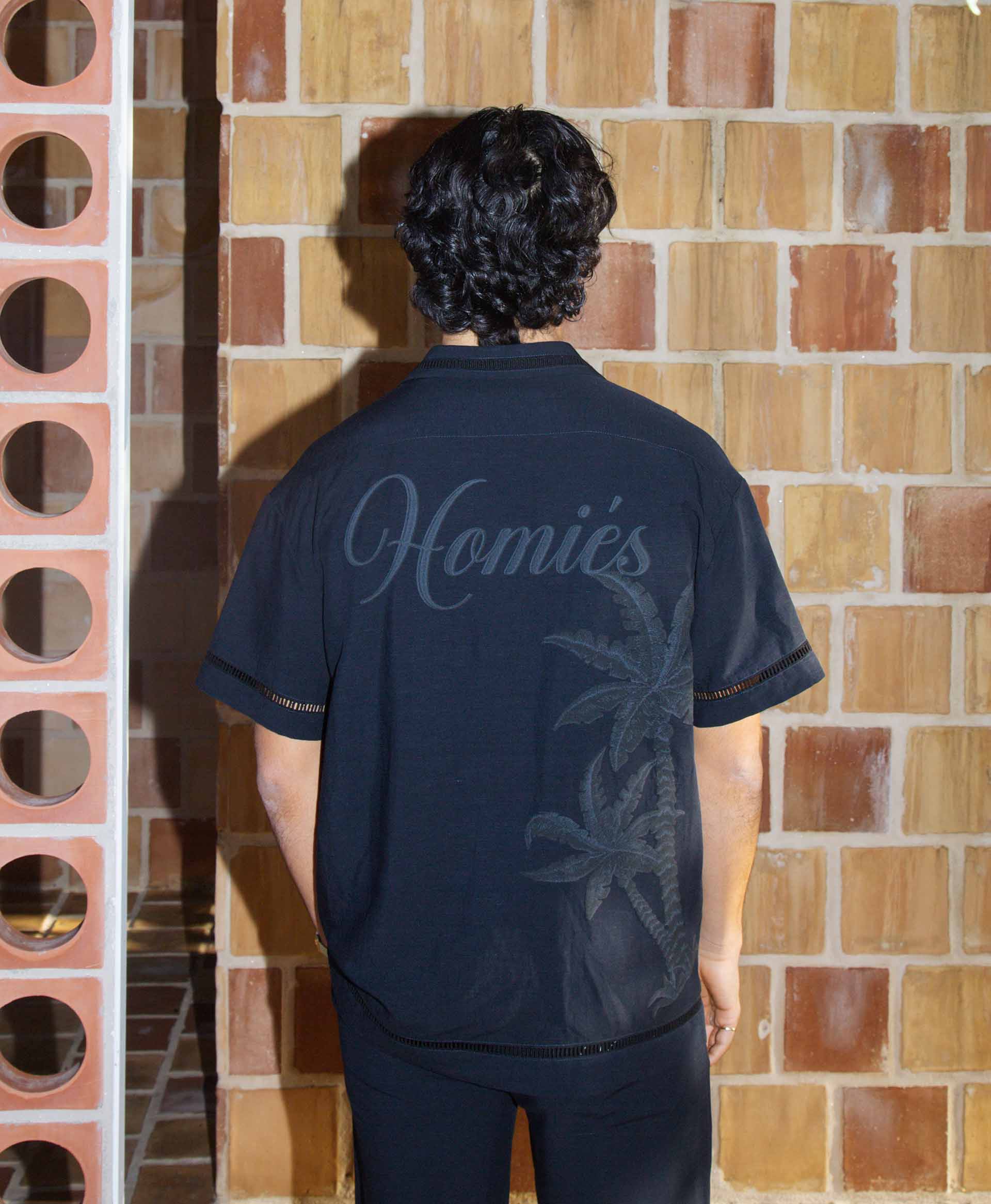 PALM TREE SHIRT BLACK - Image 3