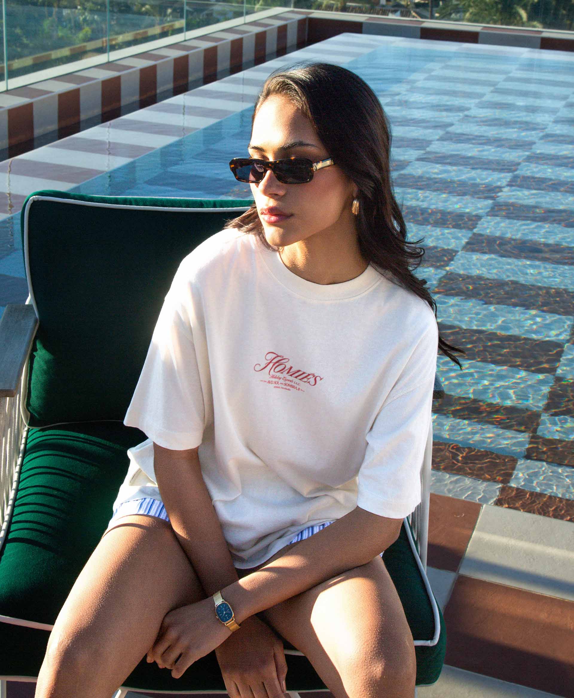 PISCINA T-SHIRT BEIGE - Image 3