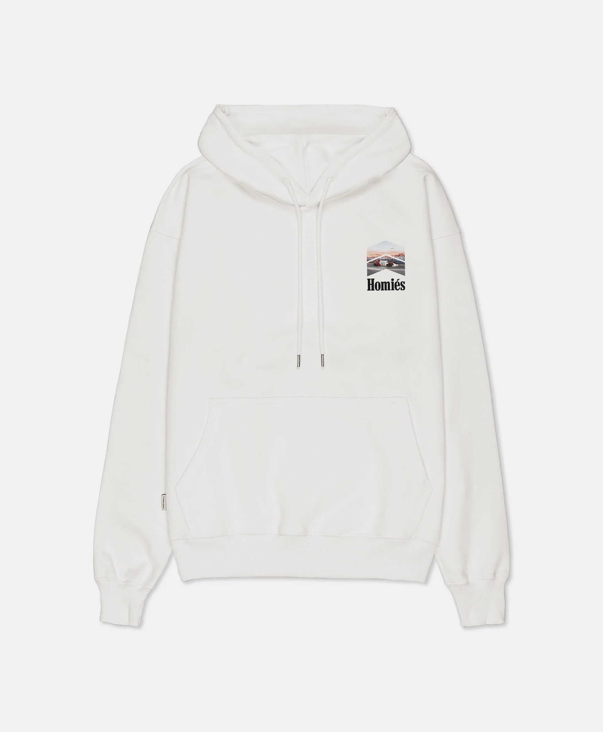 RACING LIMITED HOODIE VINTAGE WHITE - Image 6