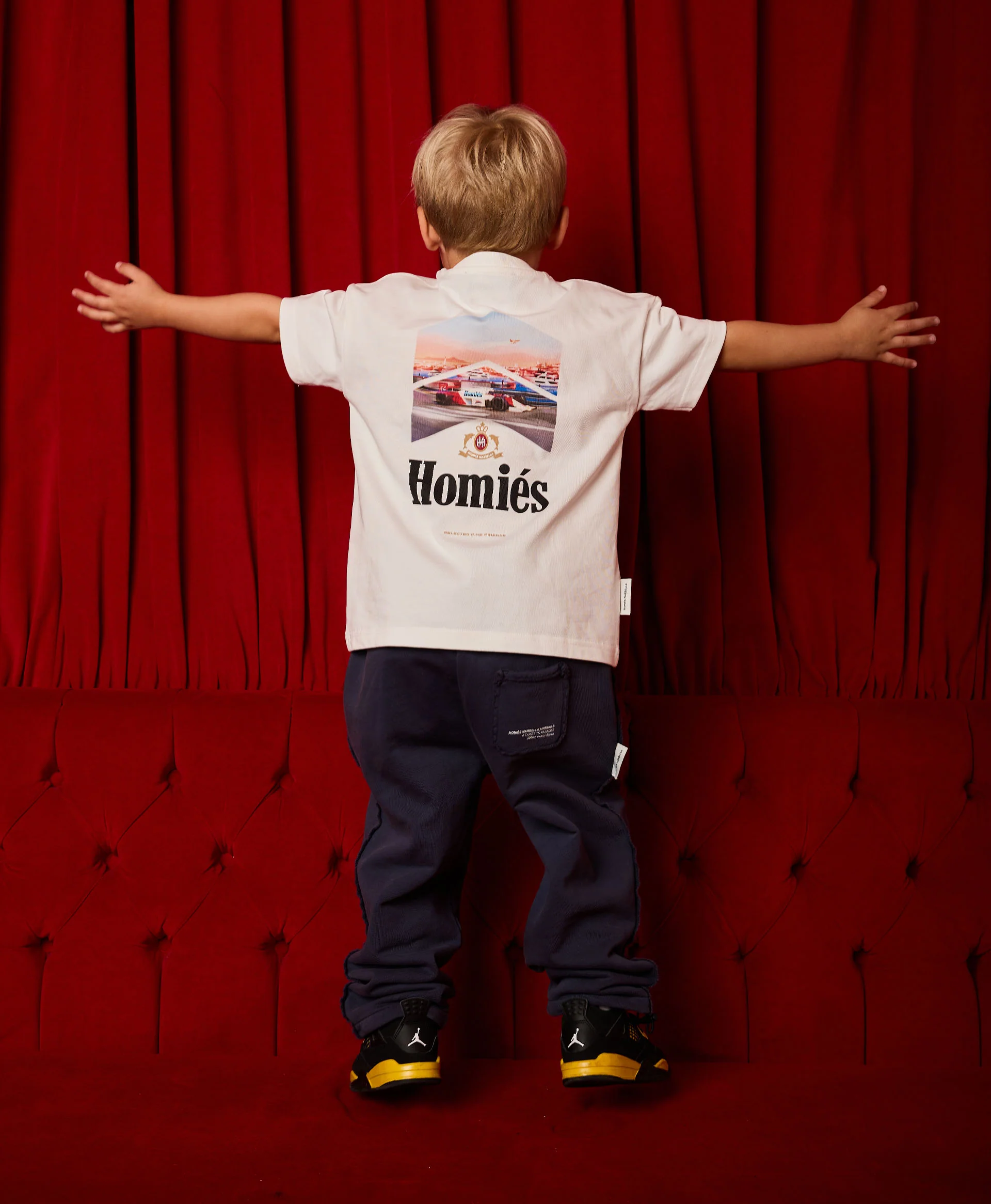 RACING LIMITED KIDS T-SHIRT VINTAGE WHITE - Image 3