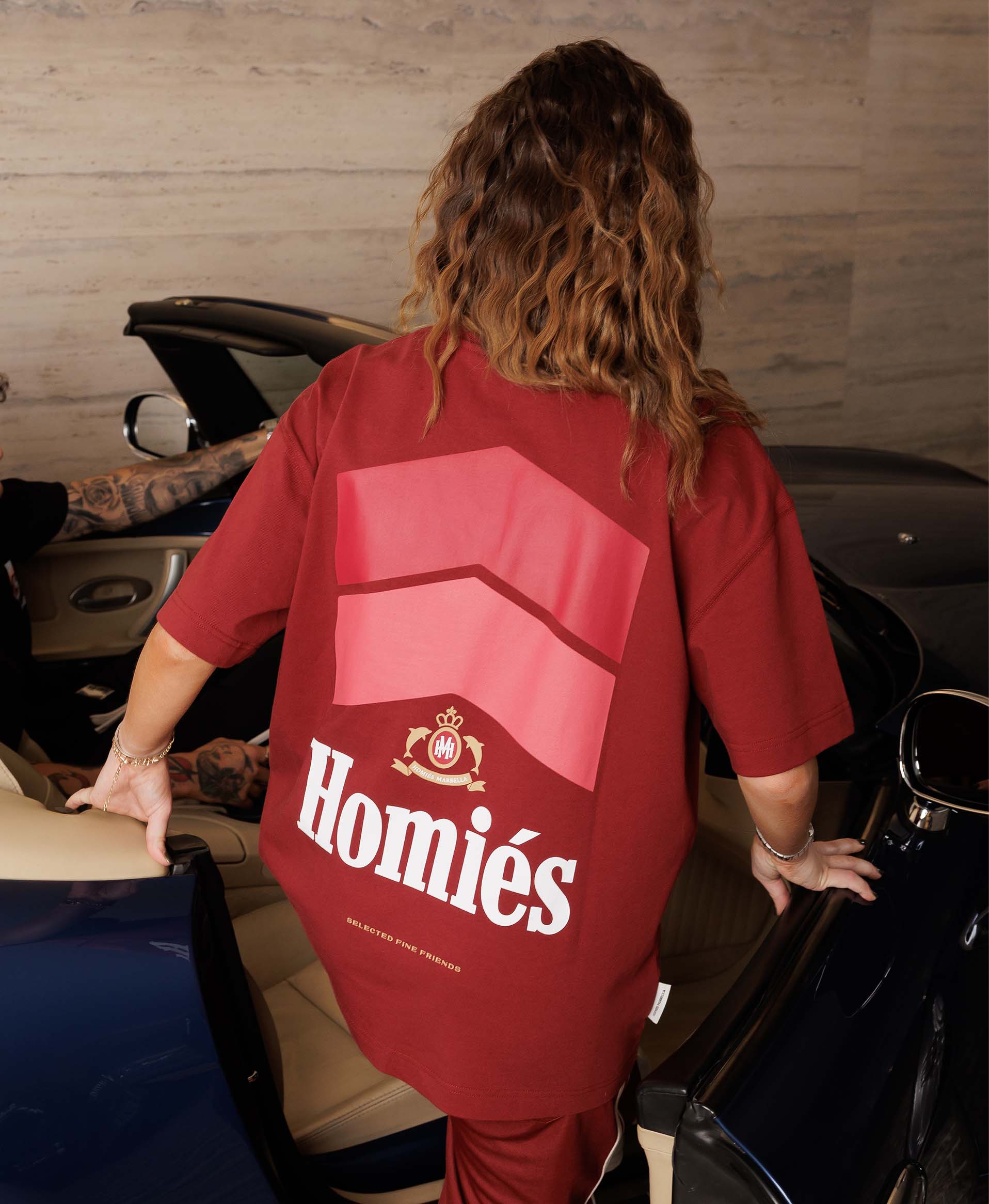 RACING T-SHIRT BURGUNDY - Image 5