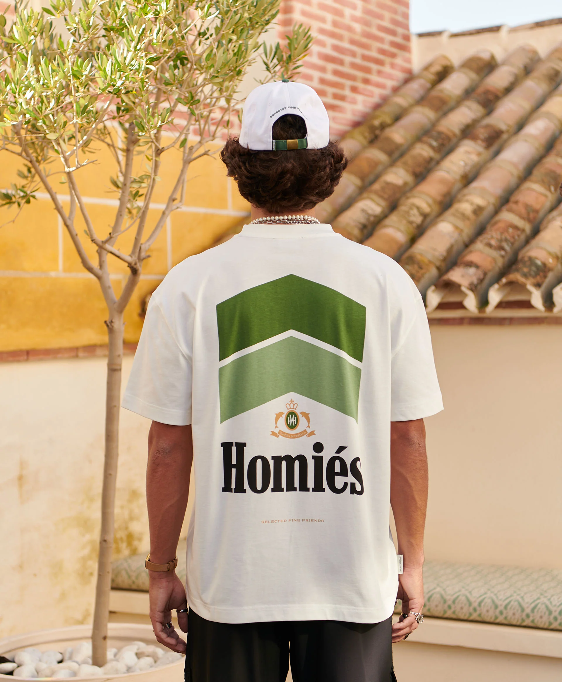 RACING T-SHIRT VINTAGE WHITE KHAKI - Image 4
