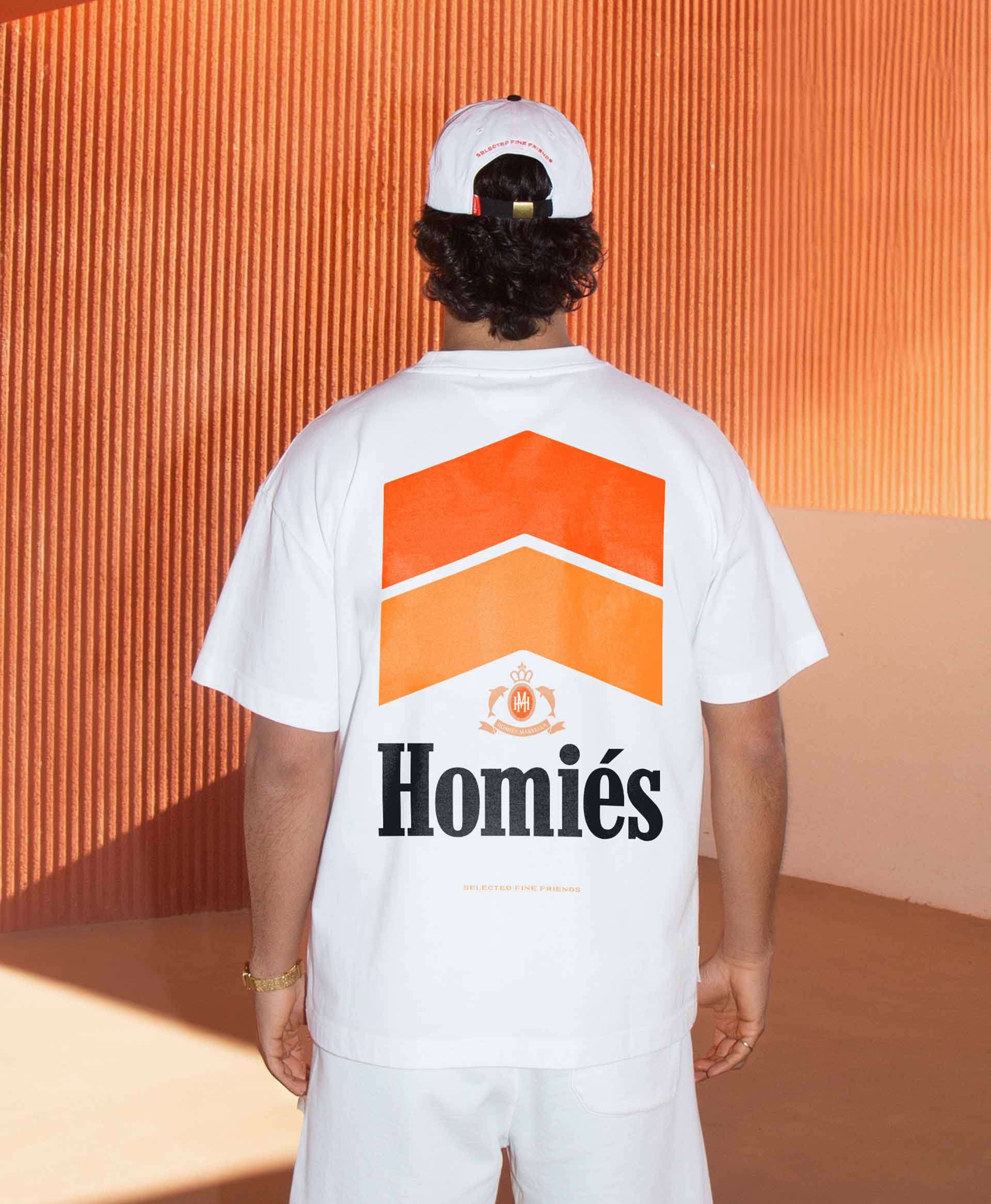 RACING T-SHIRT WHITE ORANGE - Image 4