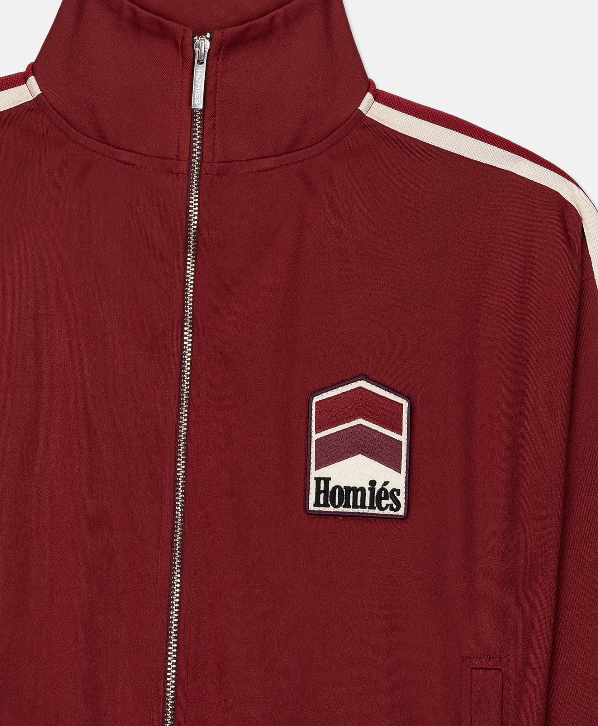 RACING TRACK JACKET BURGUNDY - Image 4