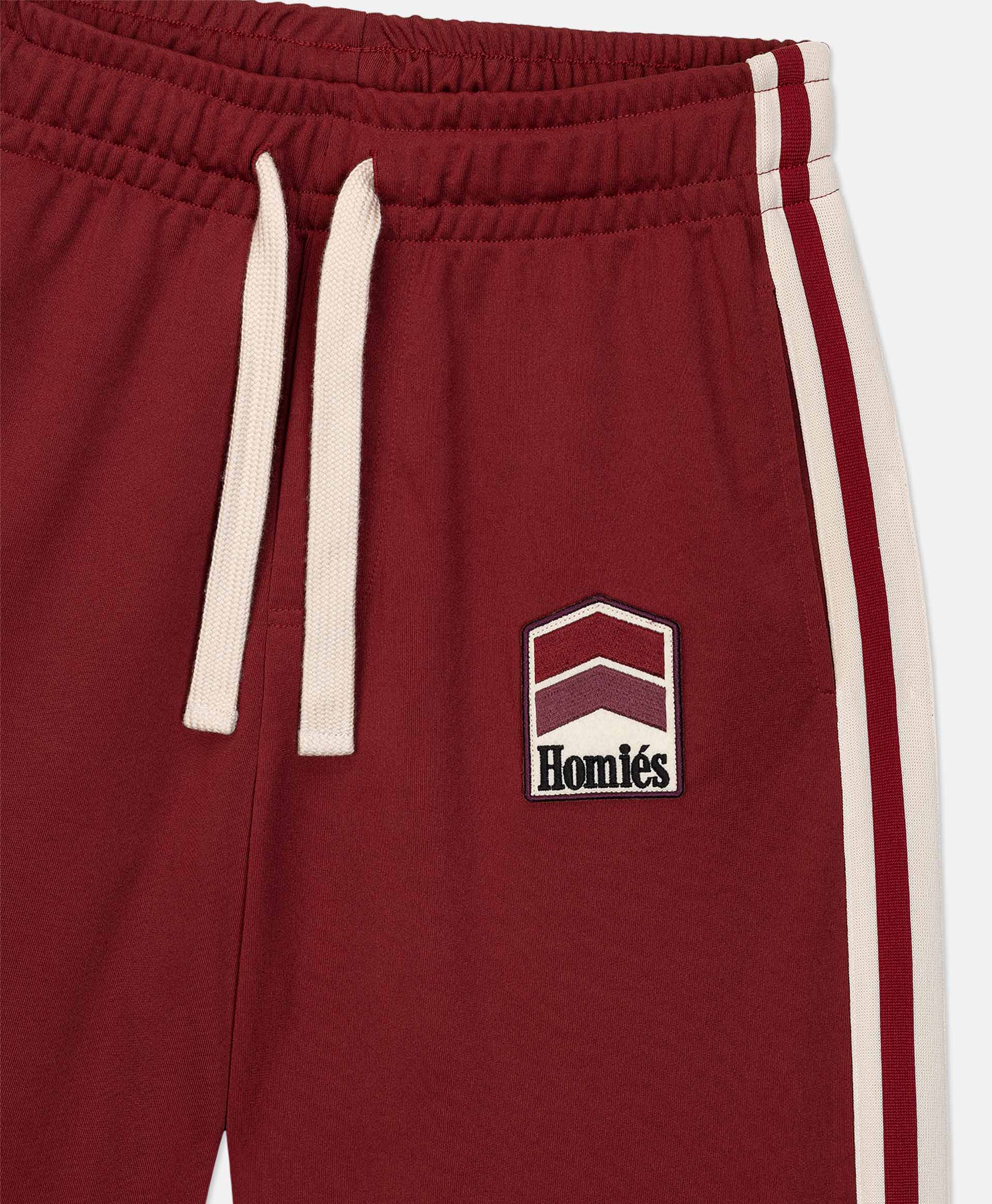 RACING TRACK PANTS BURGUNDY - Image 4