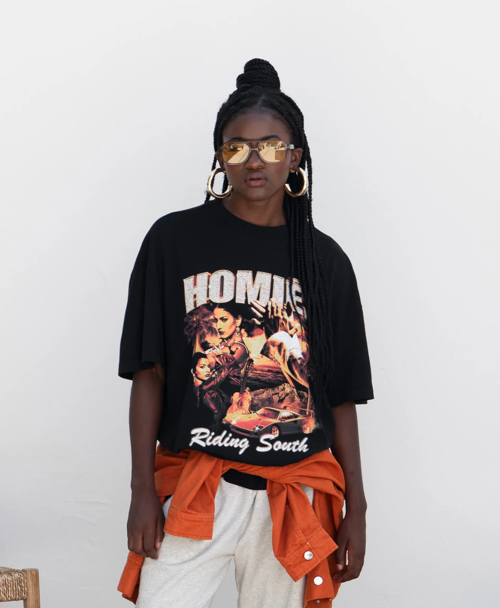 RIDING SOUTH T-SHIRT BLACK - Image 3