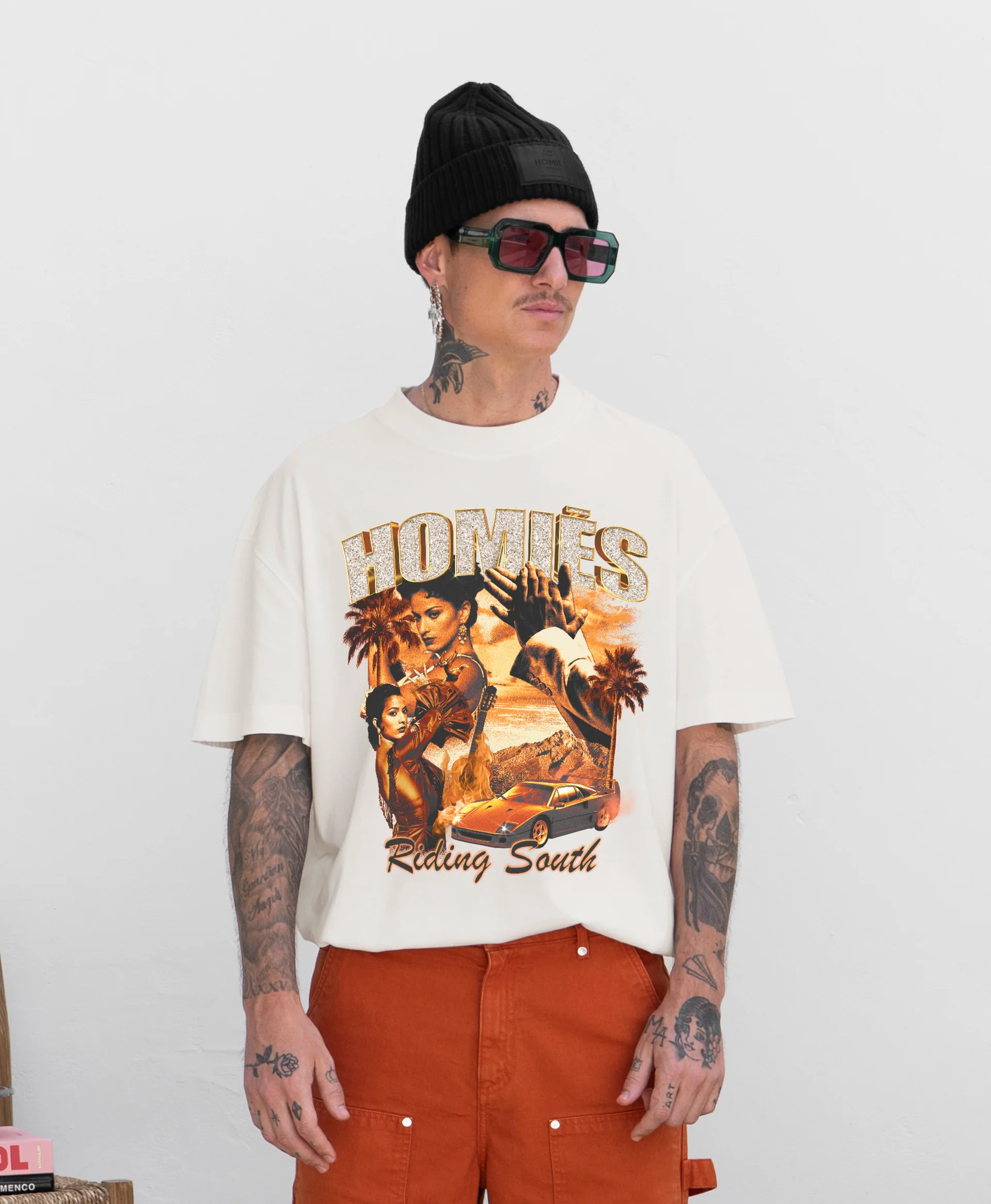 RIDING SOUTH T-SHIRT VINTAGE WHITE - Image 2