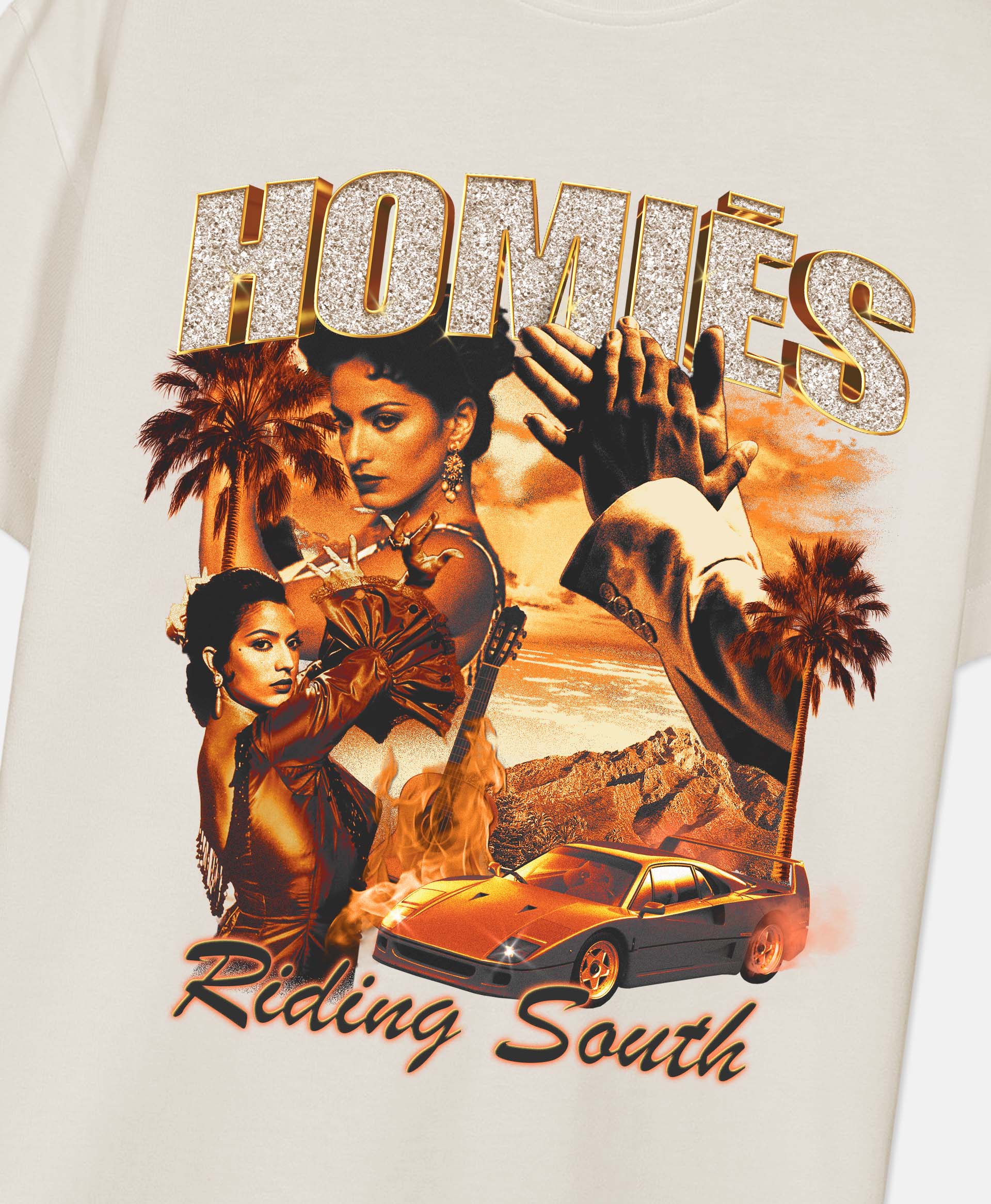 RIDING SOUTH T-SHIRT VINTAGE WHITE - Image 4