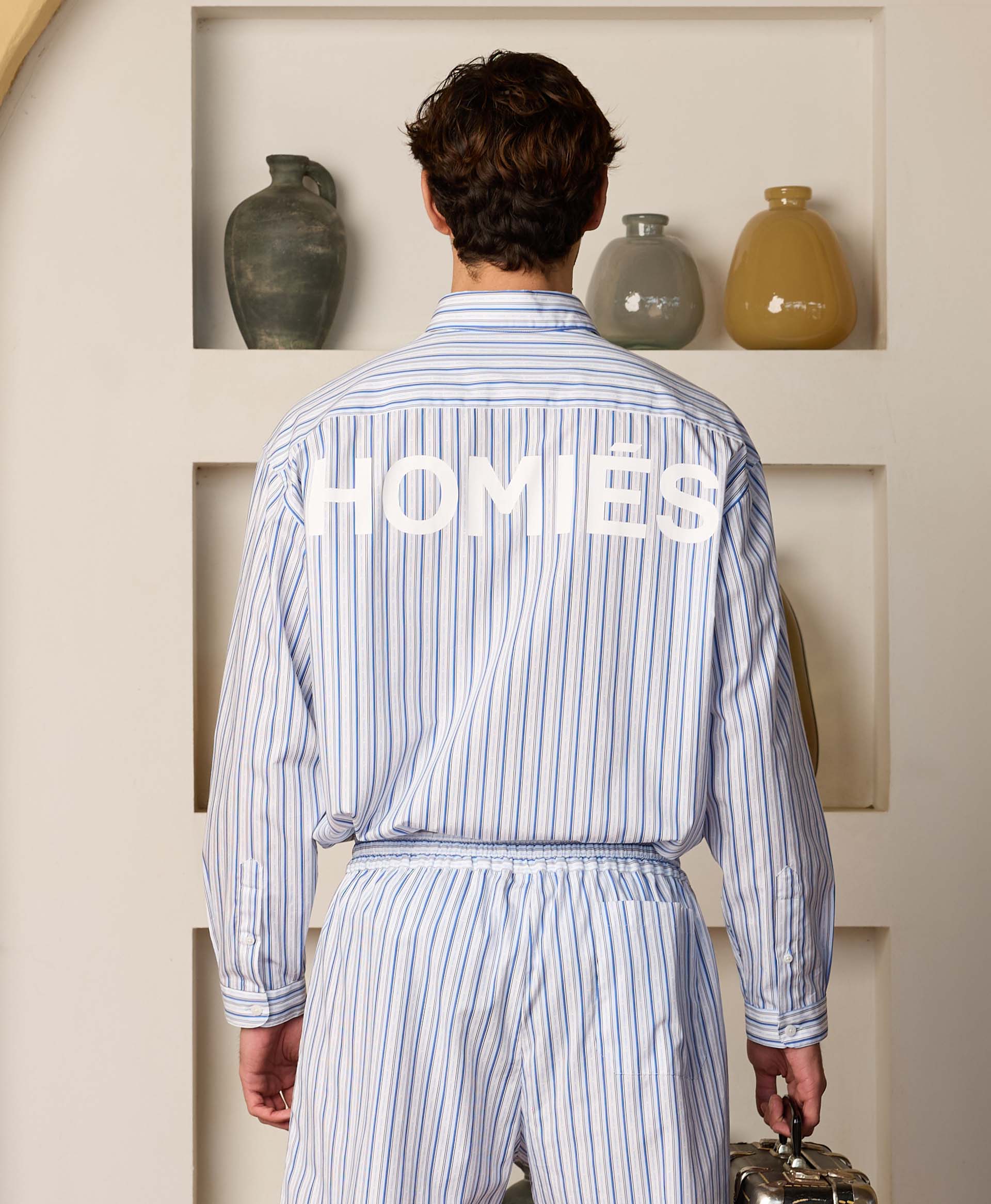 STRIPES SHIRT BLUE - Image 4