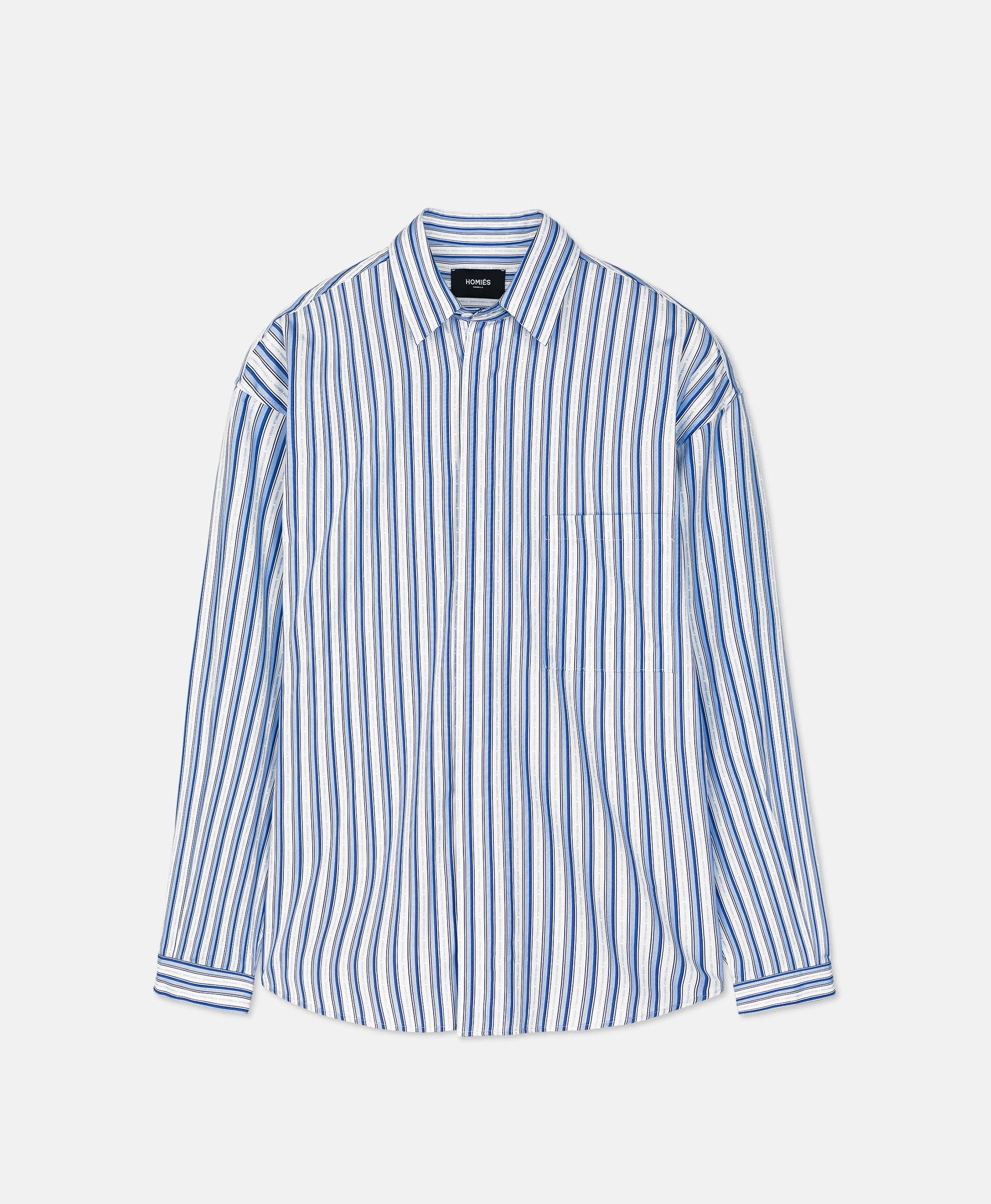 STRIPES SHIRT BLUE - Image 6