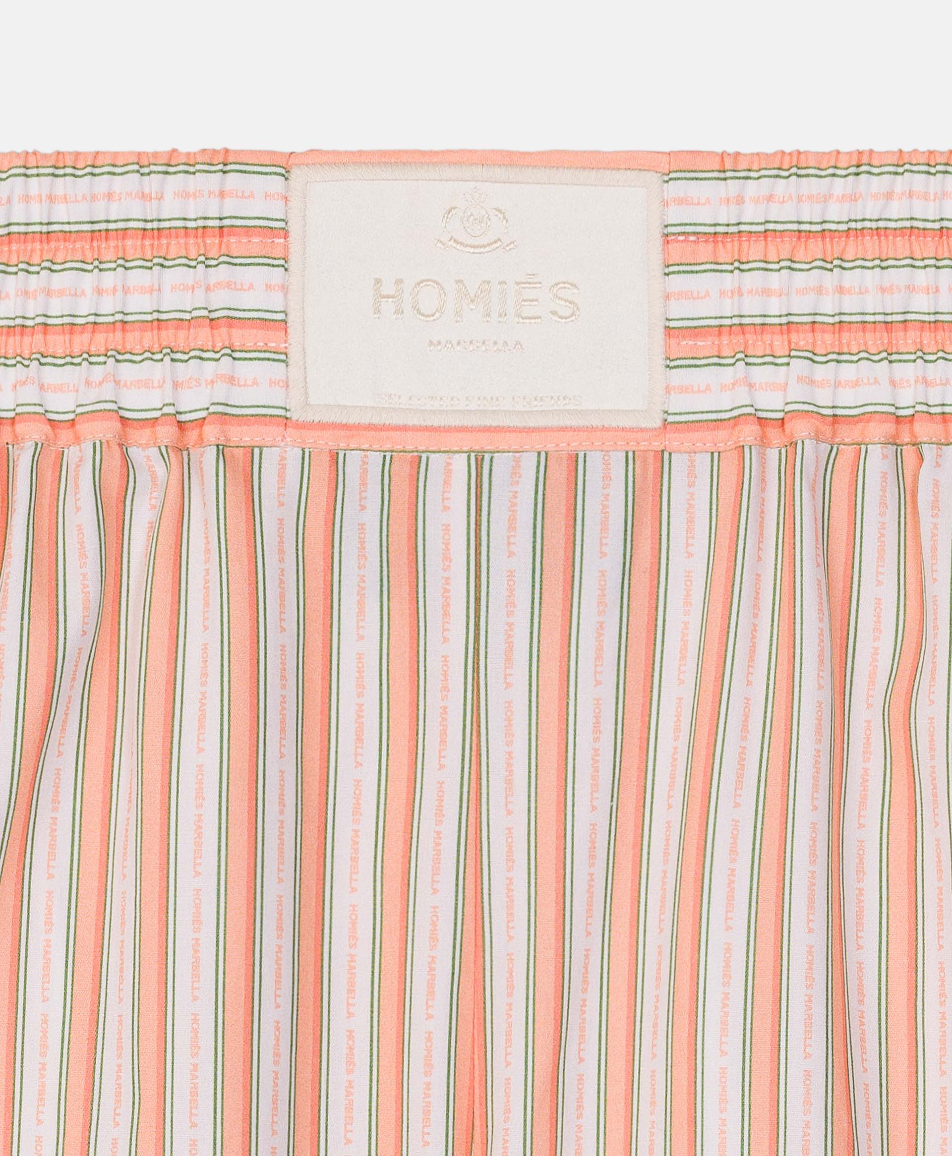 STRIPES MAN SHORTS ORANGE - Image 4