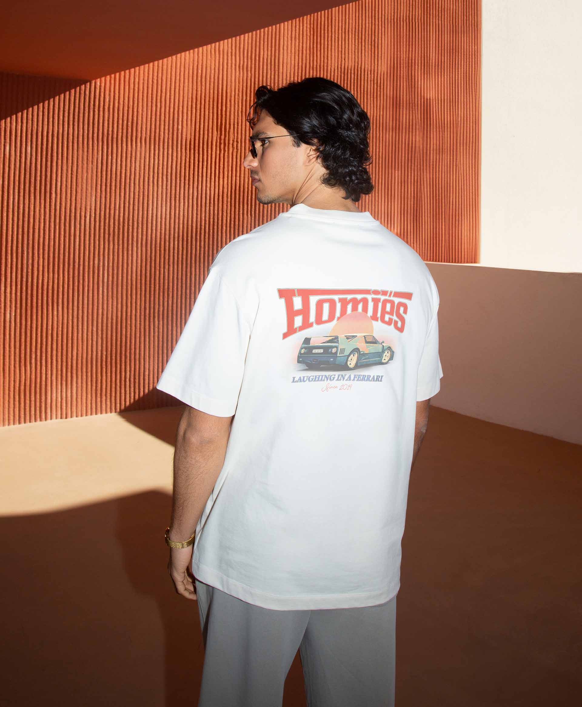 SUNSET BOULEVARD T-SHIRT BEIGE - Image 4