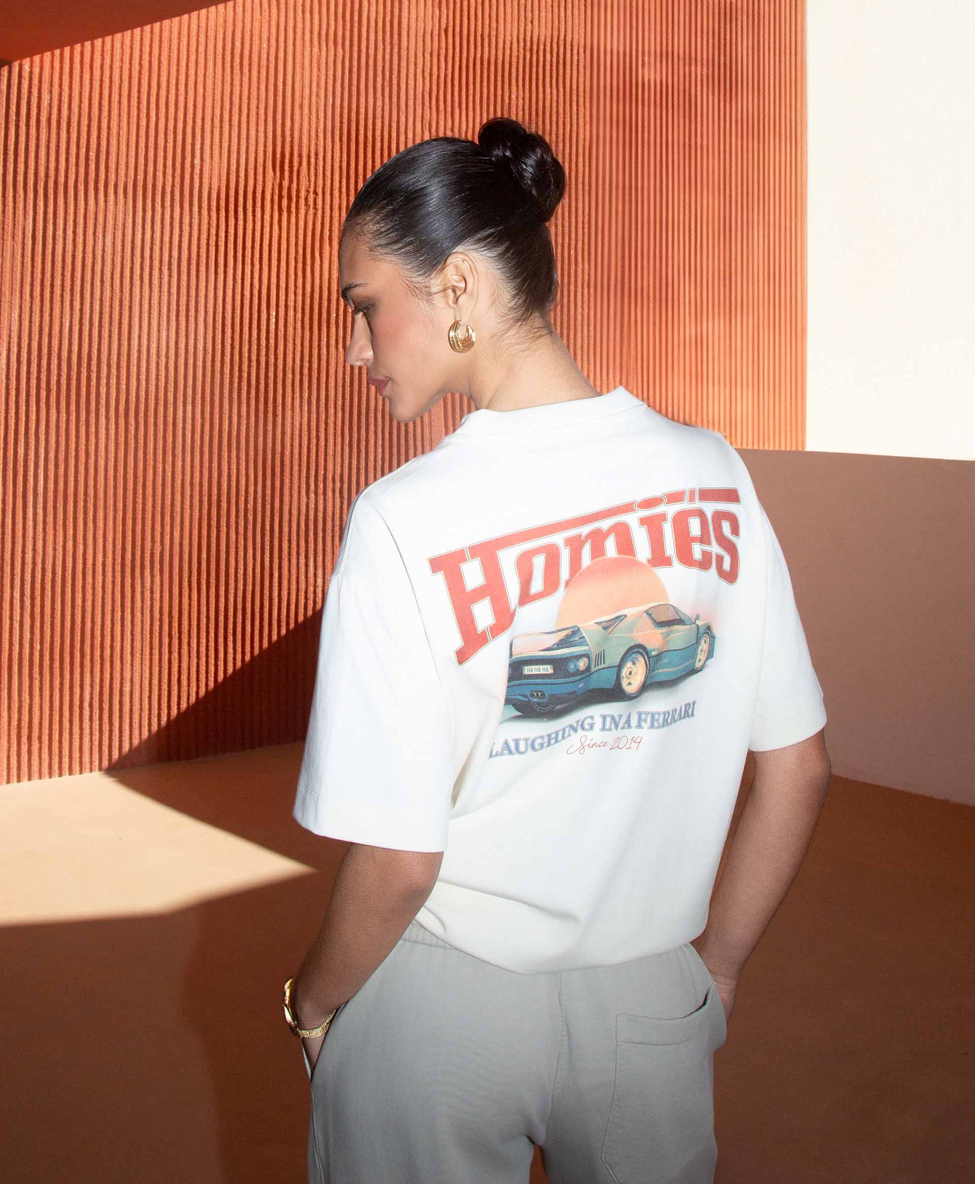 SUNSET BOULEVARD T-SHIRT BEIGE - Image 5