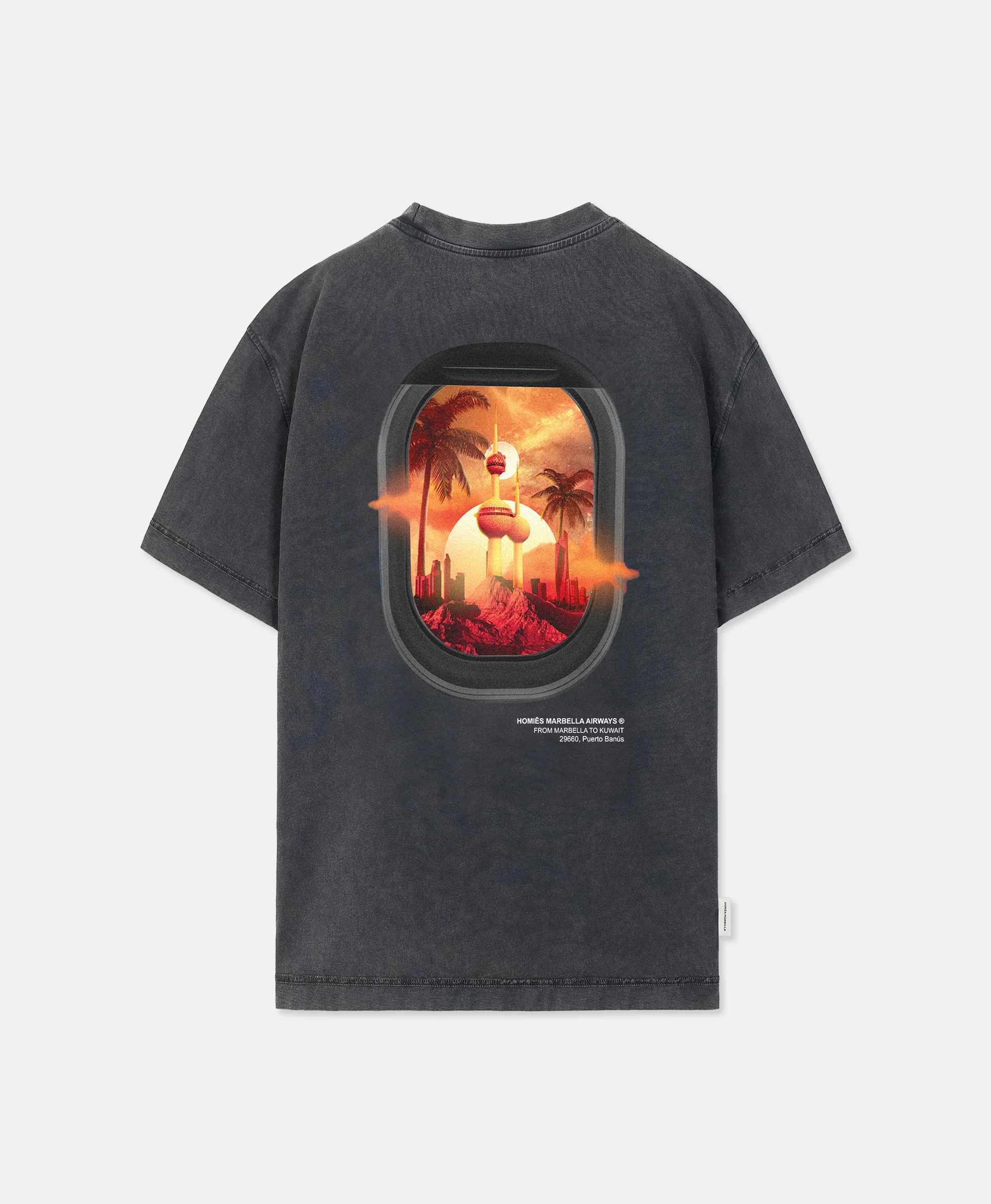 VIDEOGAME T-SHIRT KUWAIT EDITION VINTAGE GREY