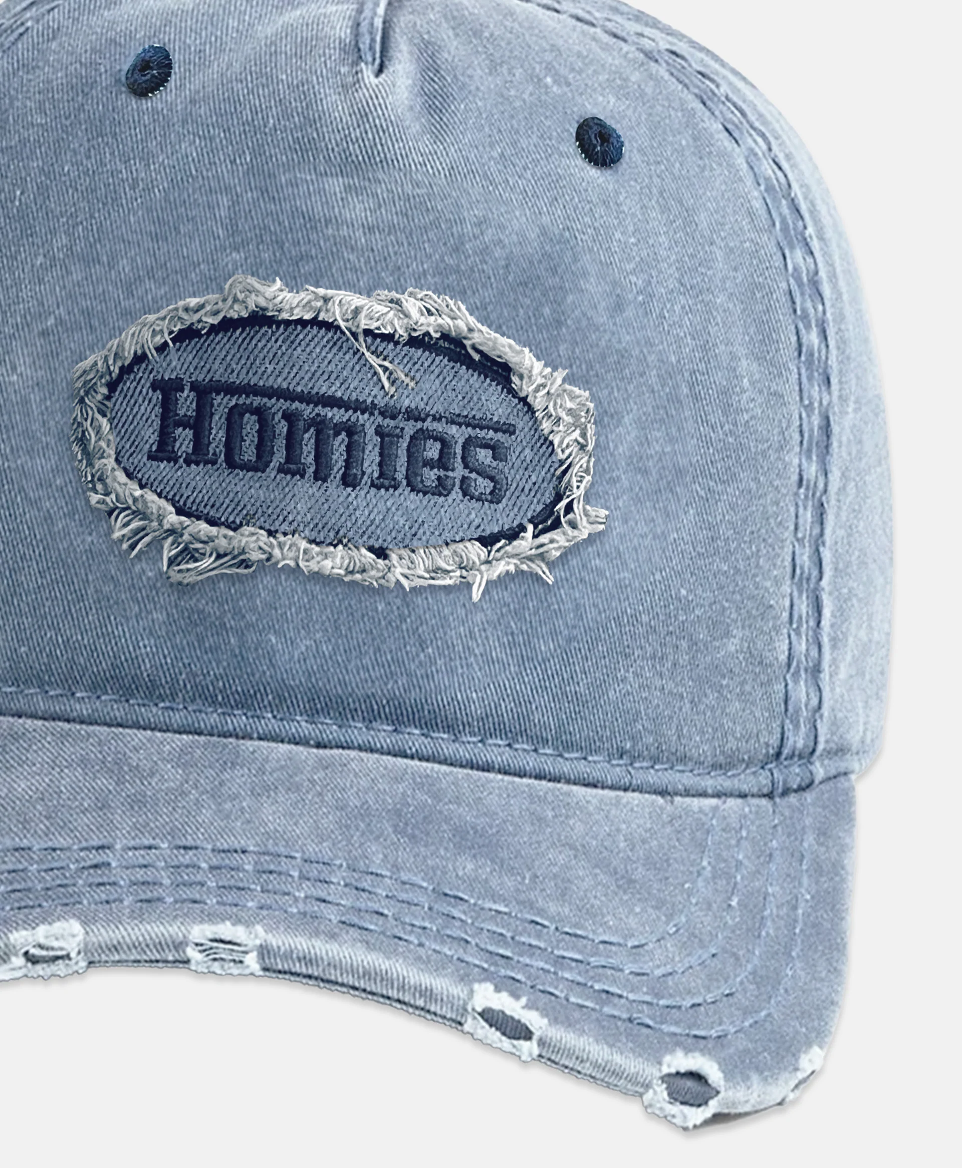 VINTAGE FADED DENIM CAP - Image 5