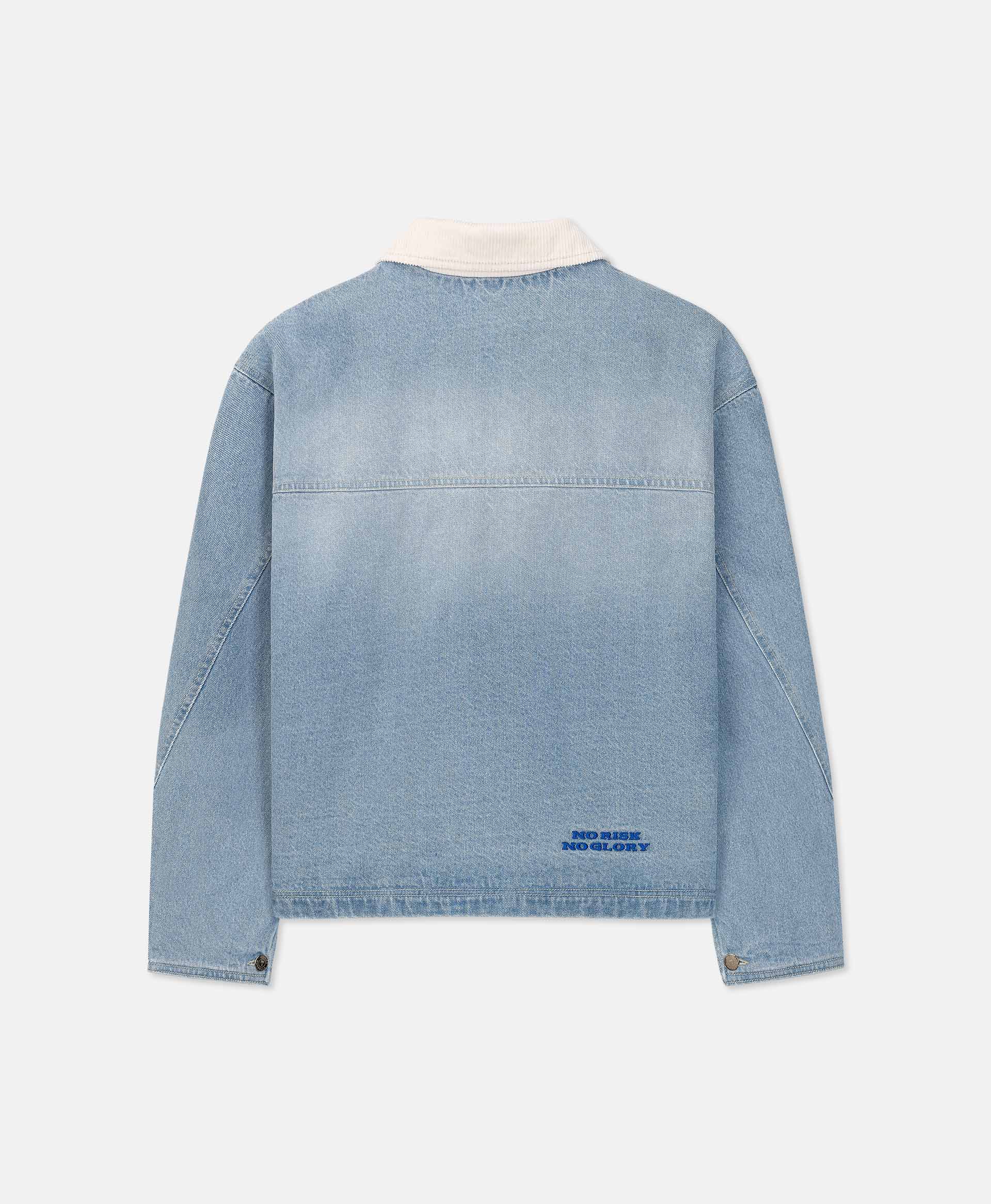 VINTAGE FADED DENIM JACKET - Image 6