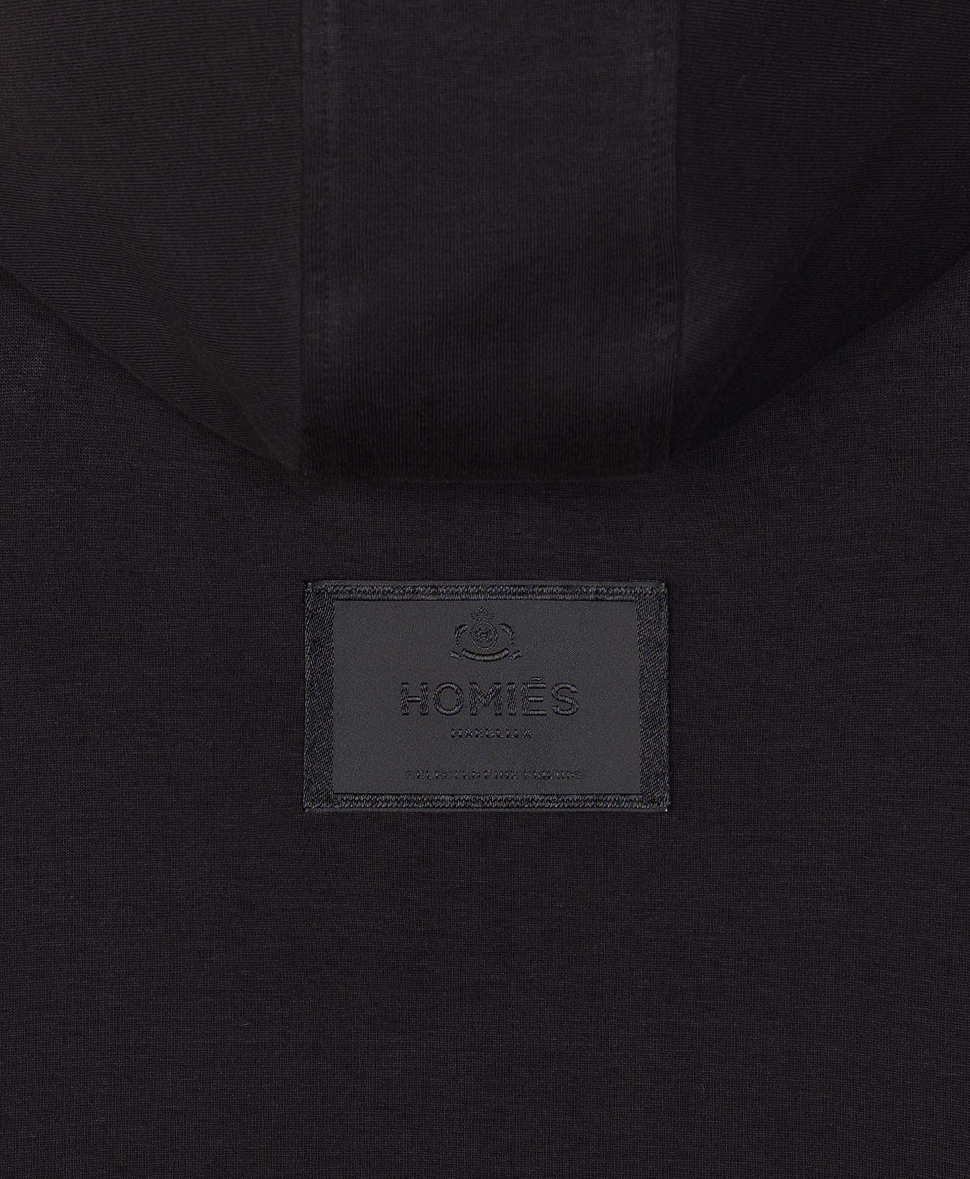 WOMAN CROP HOODIE BLACK - Image 3
